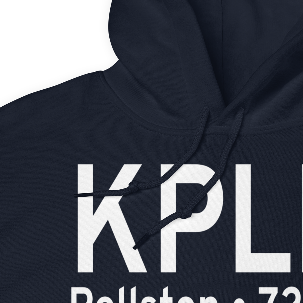 Pellston Regional Airport of Emmet County Airport (KPLN) ICAO Hoodie Sweatshirt 