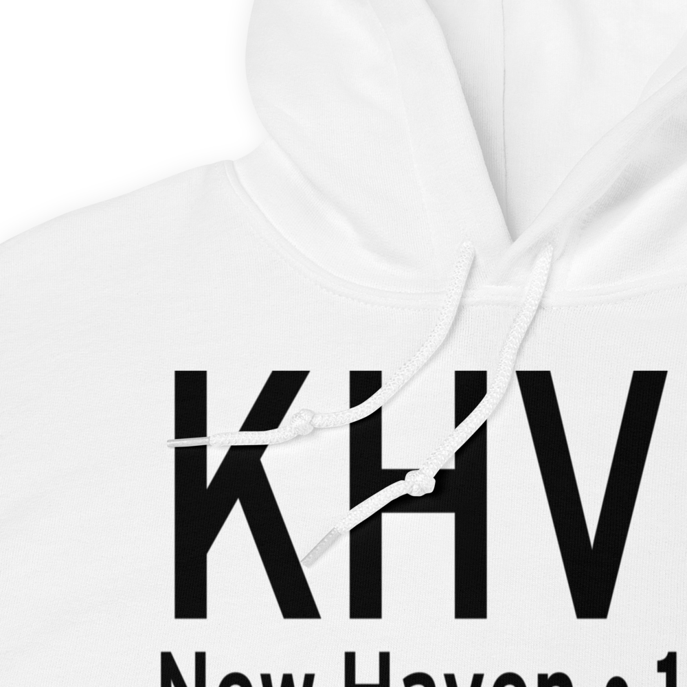 Tweed New Haven Airport (KHVN) ICAO Hoodie Sweatshirt 