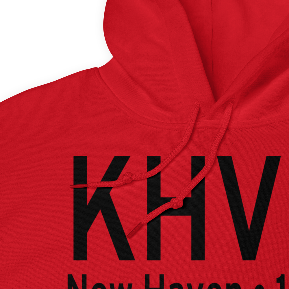 Tweed New Haven Airport (KHVN) ICAO Hoodie Sweatshirt 