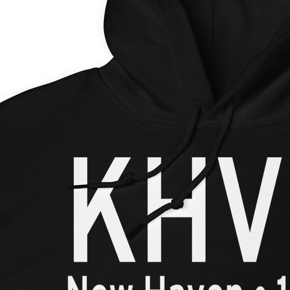 Tweed New Haven Airport (KHVN) ICAO Hoodie Sweatshirt 