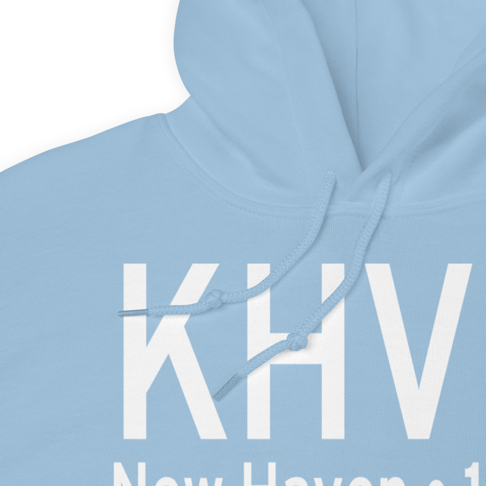 Tweed New Haven Airport (KHVN) ICAO Hoodie Sweatshirt 