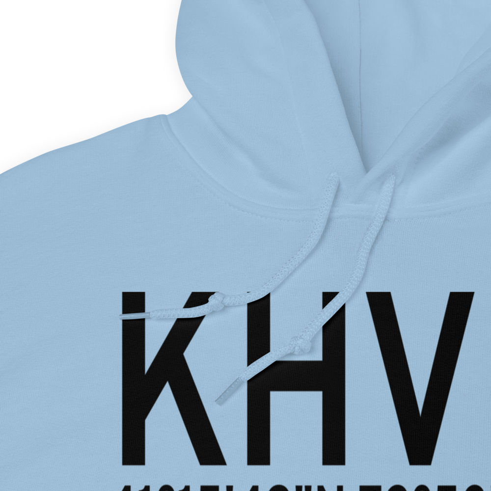 Tweed New Haven Airport (KHVN) ICAO Hoodie Sweatshirt 