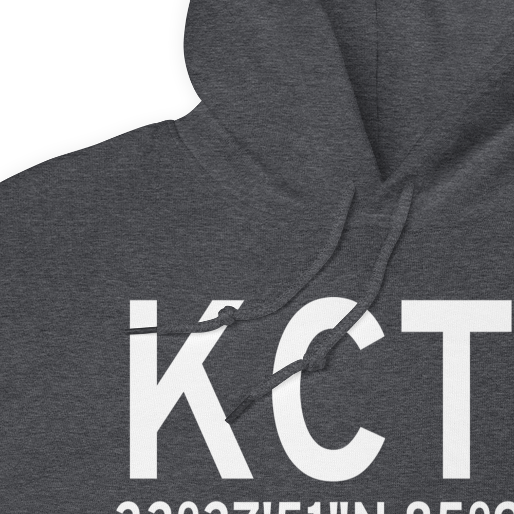 West Georgia Regional O V Gray Field (KCTJ) ICAO Hoodie Sweatshirt 