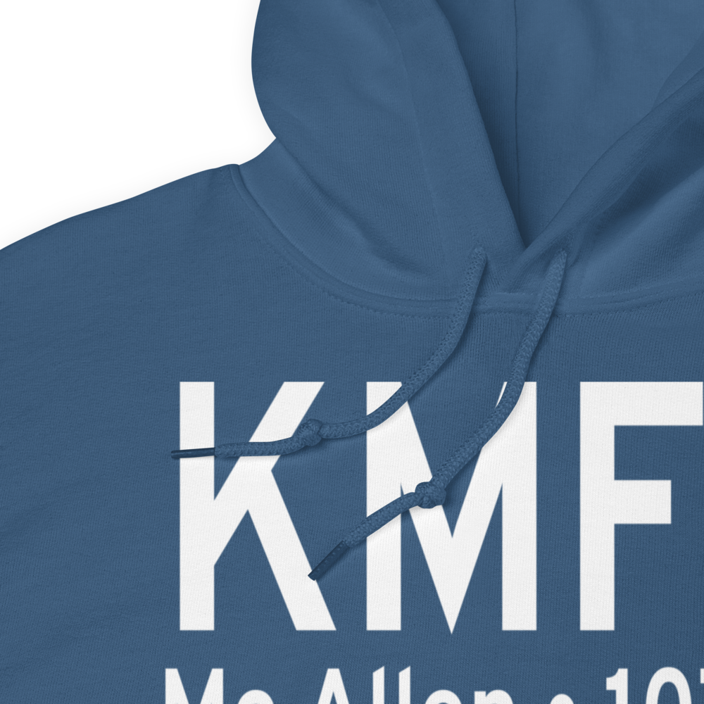 Mc Allen Miller International Airport (KMFE) ICAO Hoodie Sweatshirt 
