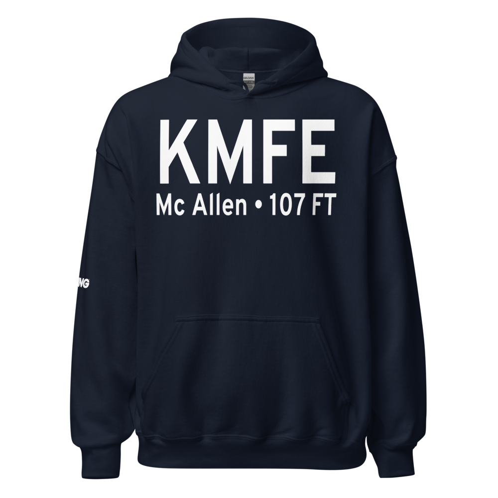Mc Allen Miller International Airport (KMFE) ICAO Hoodie Sweatshirt 