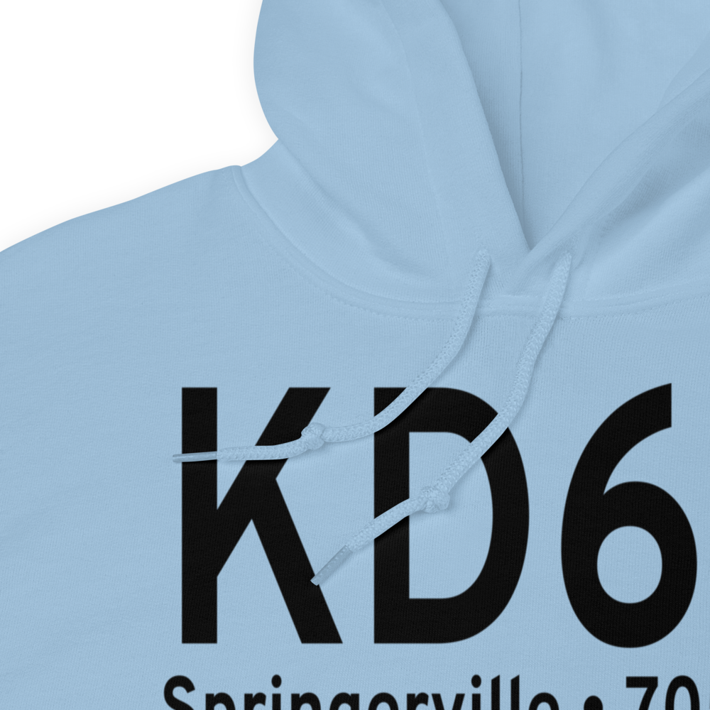 Springerville Municipal Airport (KD68) ICAO Hoodie Sweatshirt 