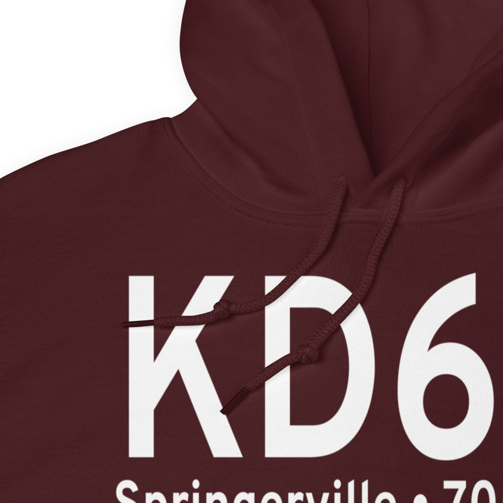 Springerville Municipal Airport (KD68) ICAO Hoodie Sweatshirt 