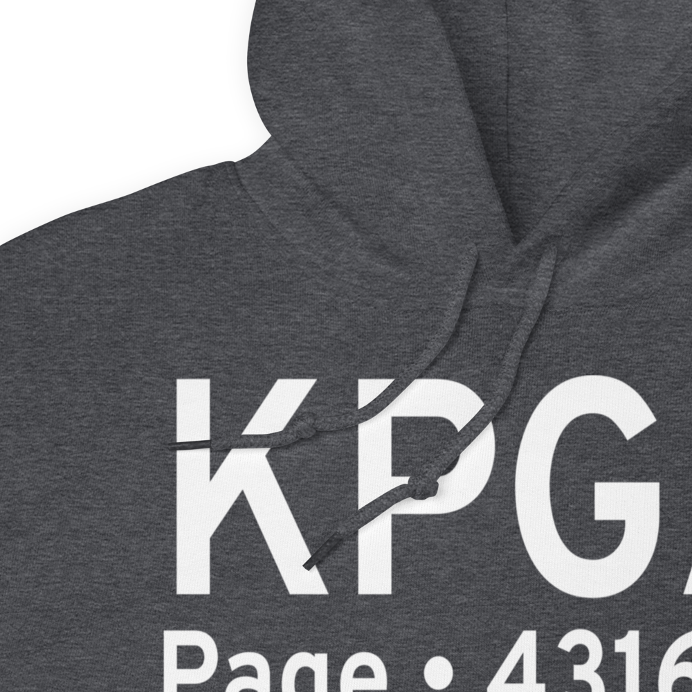 Page Municipal Airport (KPGA) ICAO Hoodie Sweatshirt 