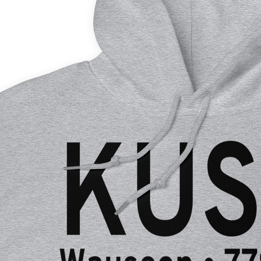 Fulton County Airport (KUSE) ICAO Hoodie Sweatshirt 