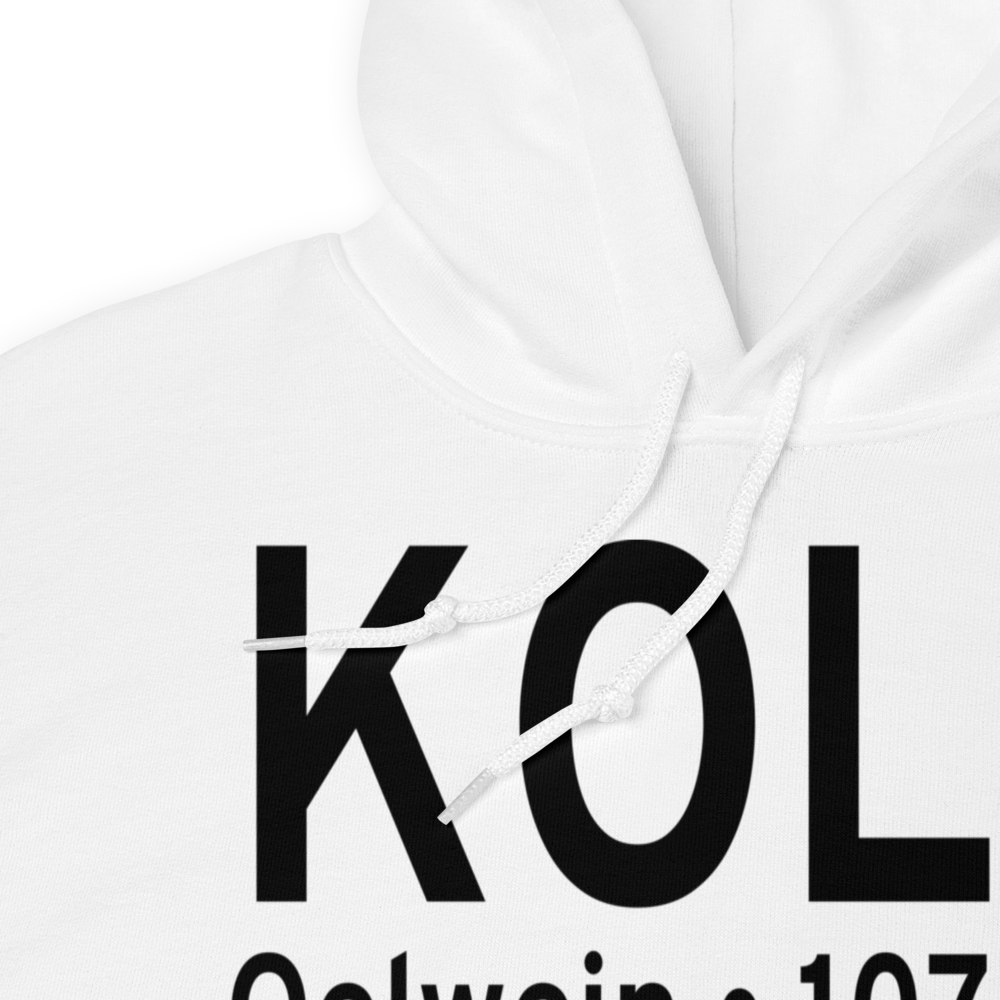 Oelwein Municipal Airport (KOLZ) ICAO Hoodie Sweatshirt 