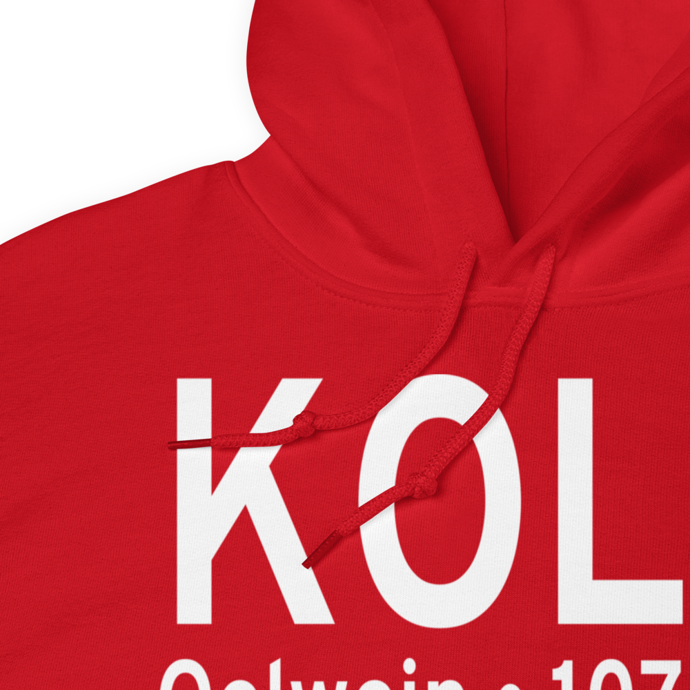 Oelwein Municipal Airport (KOLZ) ICAO Hoodie Sweatshirt 