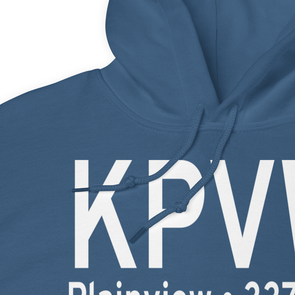 Hale County Airport (KPVW) ICAO Hoodie Sweatshirt 