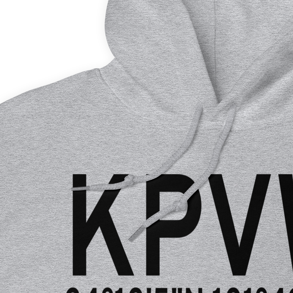 Hale County Airport (KPVW) ICAO Hoodie Sweatshirt 