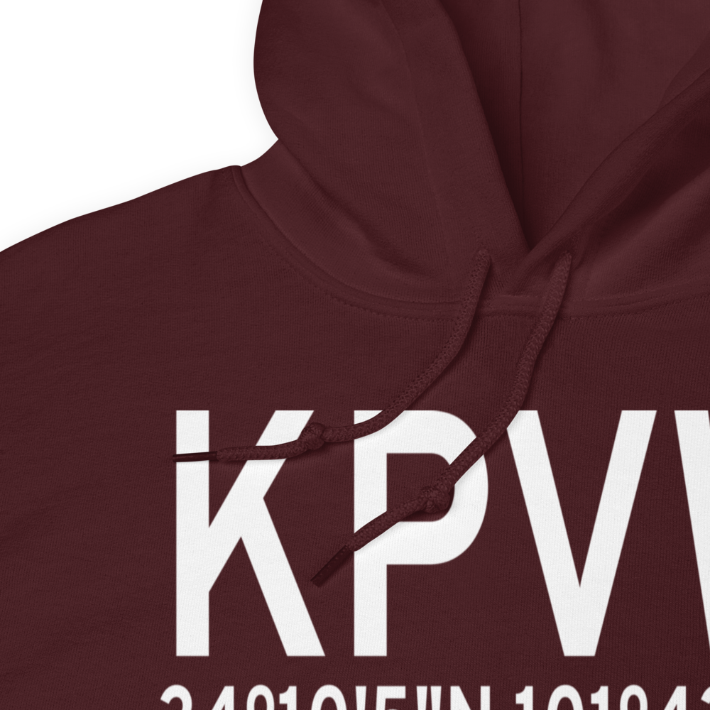 Hale County Airport (KPVW) ICAO Hoodie Sweatshirt 