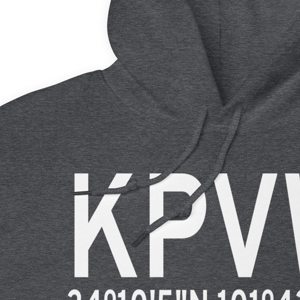 Hale County Airport (KPVW) ICAO Hoodie Sweatshirt 