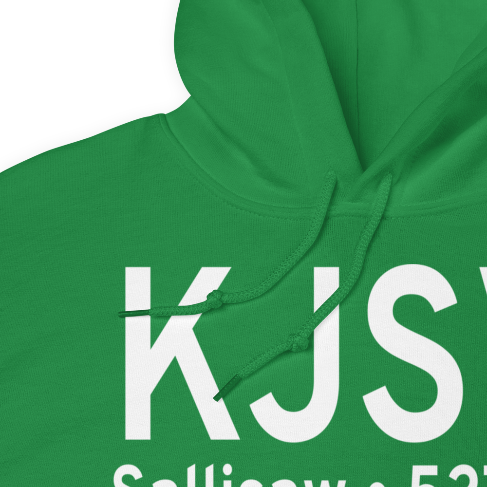 Sallisaw Municipal Airport (KJSV) ICAO Hoodie Sweatshirt 