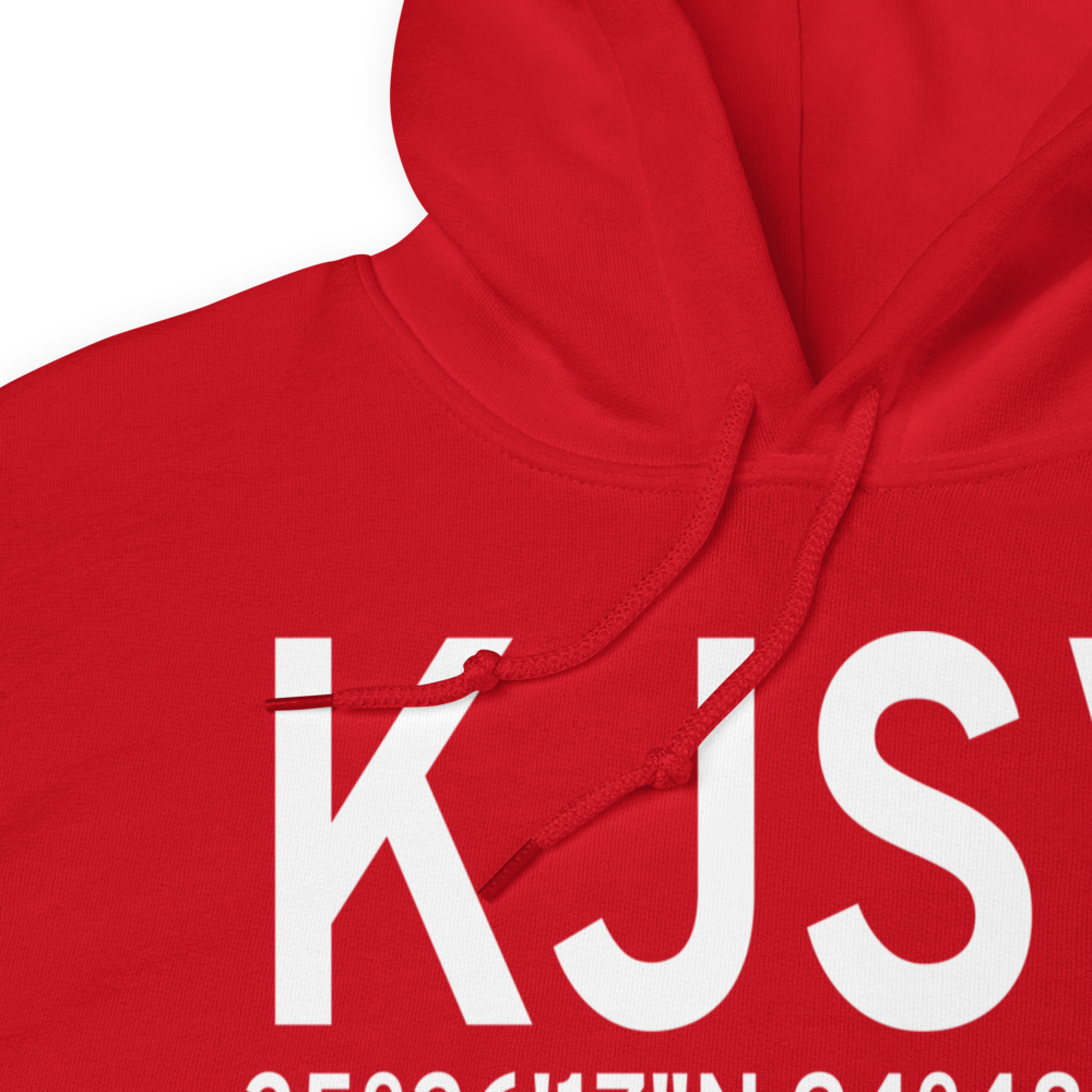 Sallisaw Municipal Airport (KJSV) ICAO Hoodie Sweatshirt 