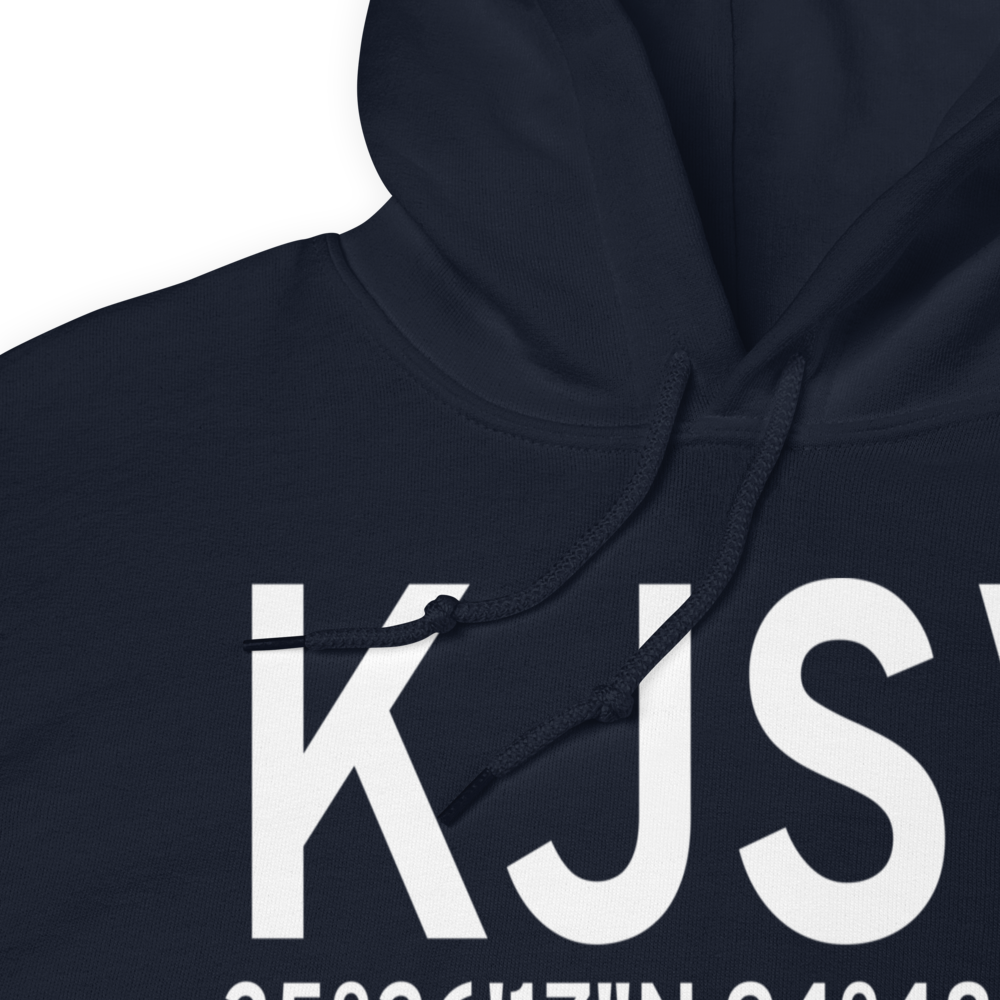 Sallisaw Municipal Airport (KJSV) ICAO Hoodie Sweatshirt 