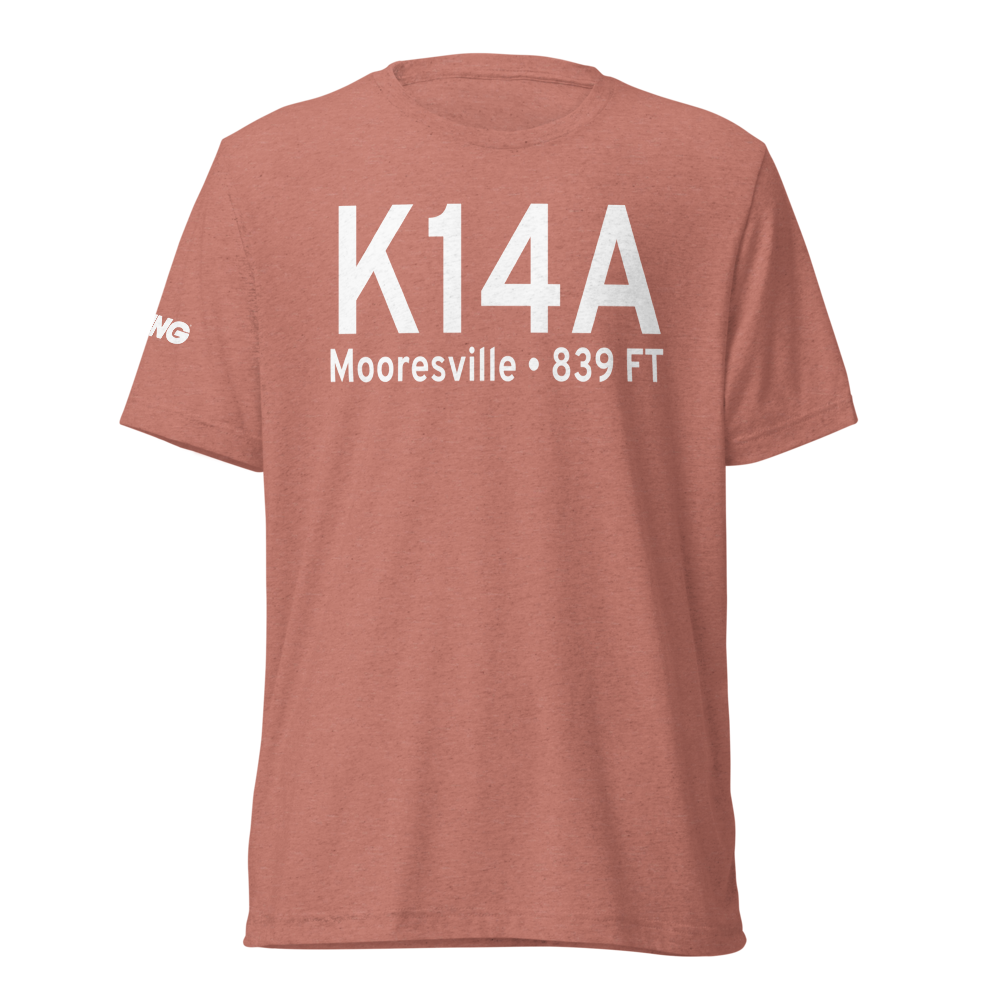 Lake Norman Airpark (K14A) ICAO Tri-blend T-Shirt 