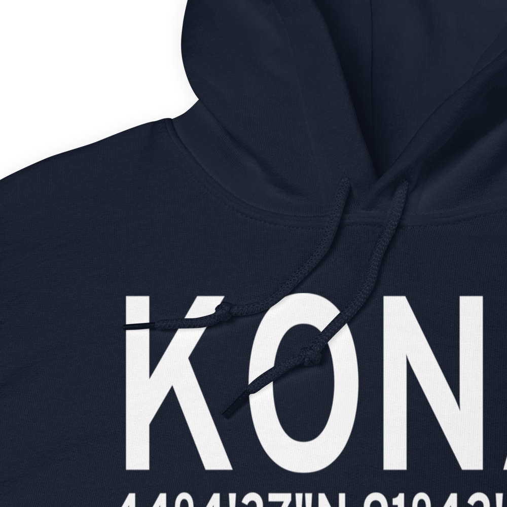 Winona Municipal-Max Conrad Field (KONA) ICAO Hoodie Sweatshirt 