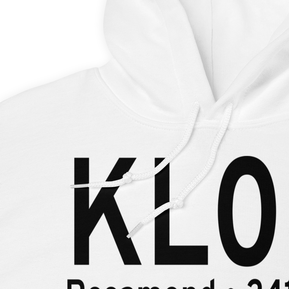 Rosamond Skypark Airport (KL00) ICAO Hoodie Sweatshirt 