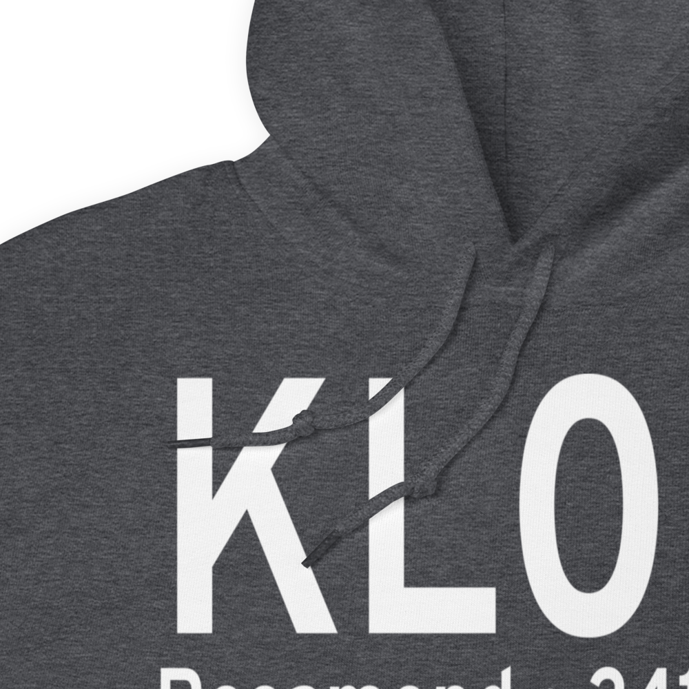 Rosamond Skypark Airport (KL00) ICAO Hoodie Sweatshirt 