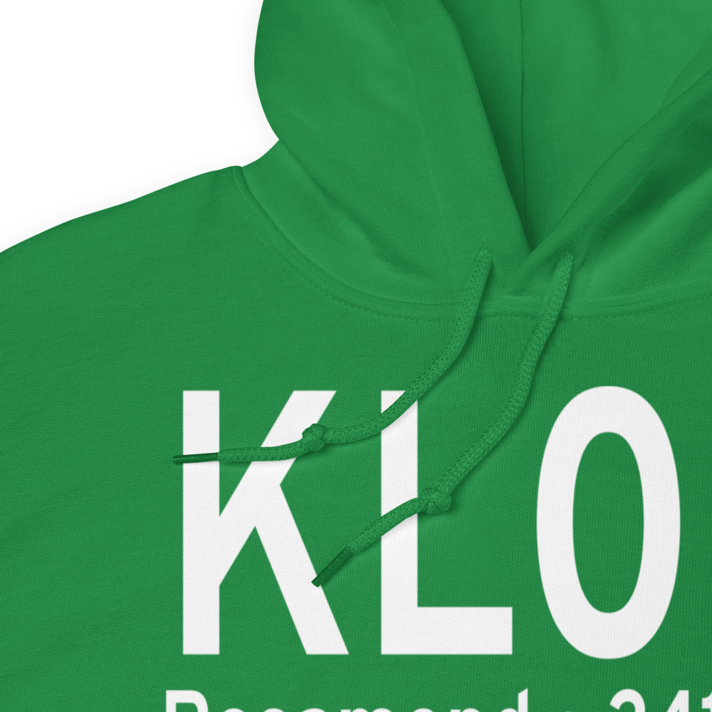 Rosamond Skypark Airport (KL00) ICAO Hoodie Sweatshirt 