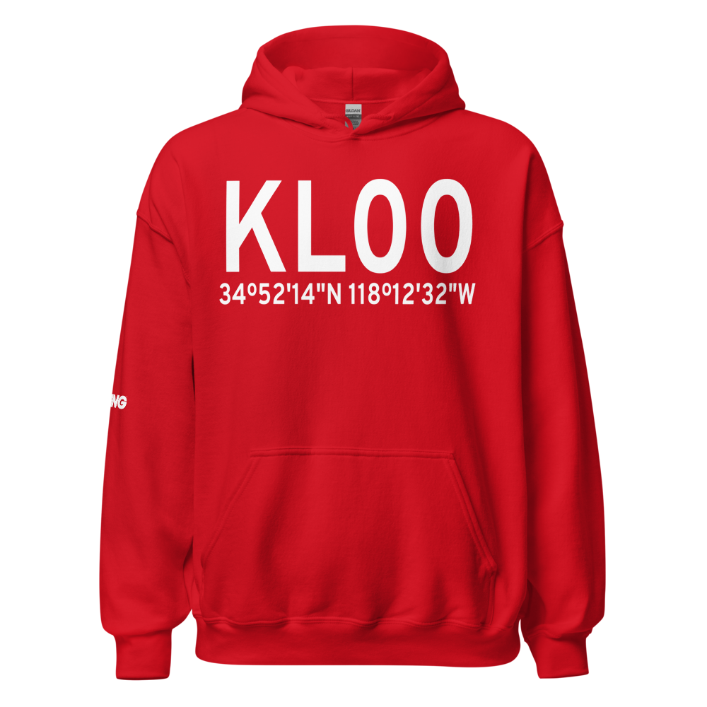 Rosamond Skypark Airport (KL00) ICAO Hoodie Sweatshirt 