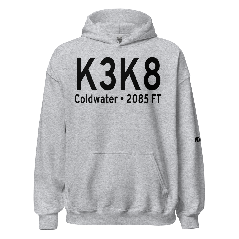 Comanche County Airport (K3K8) ICAO Hoodie Sweatshirt 
