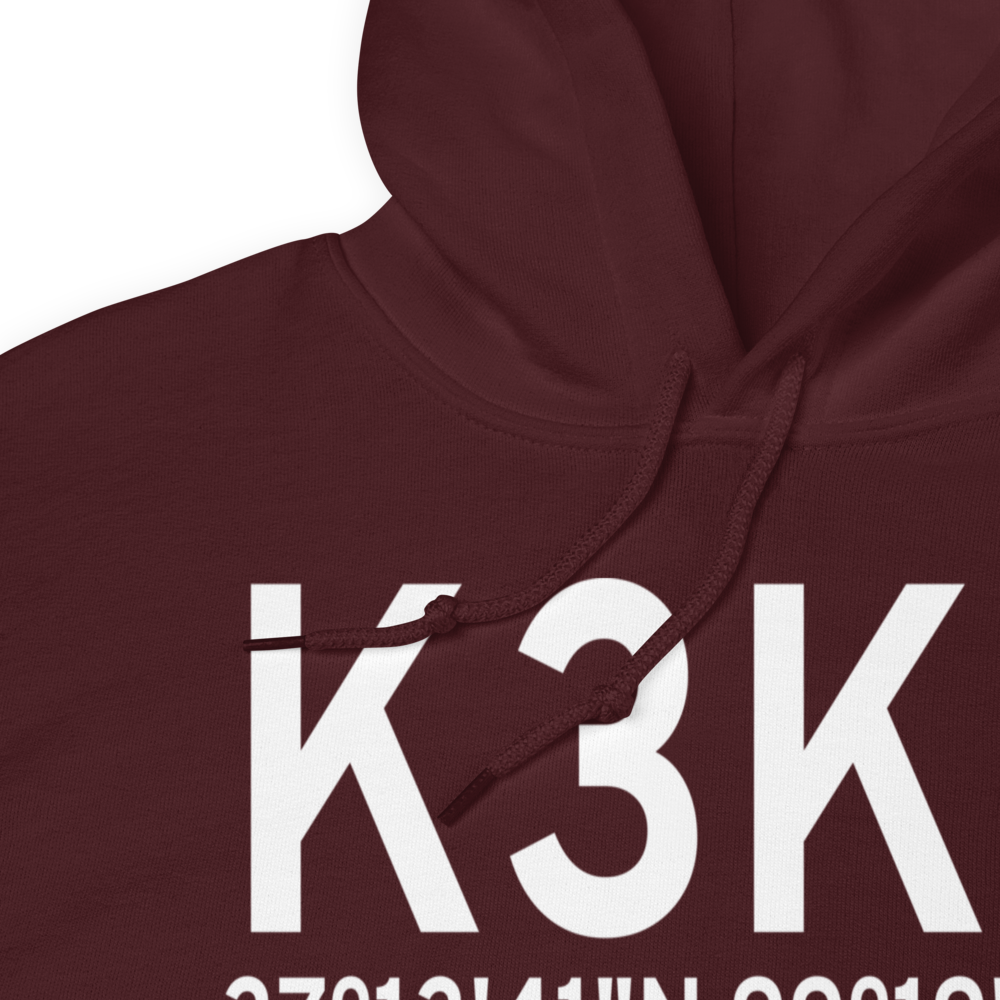 Comanche County Airport (K3K8) ICAO Hoodie Sweatshirt 