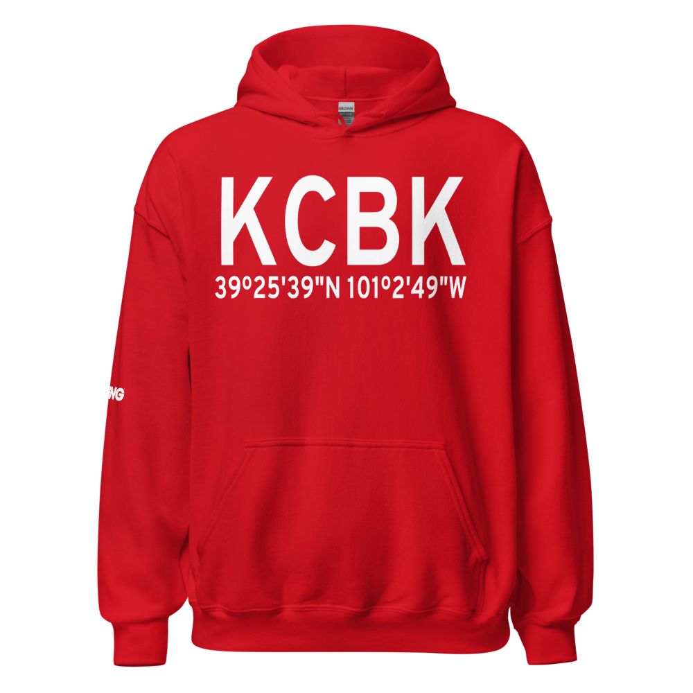 Shalz Field (KCBK) ICAO Hoodie Sweatshirt 