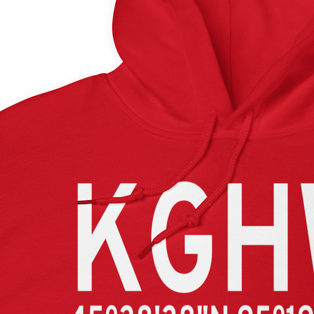 Glenwood Municipal Airport (KGHW) ICAO Hoodie Sweatshirt 