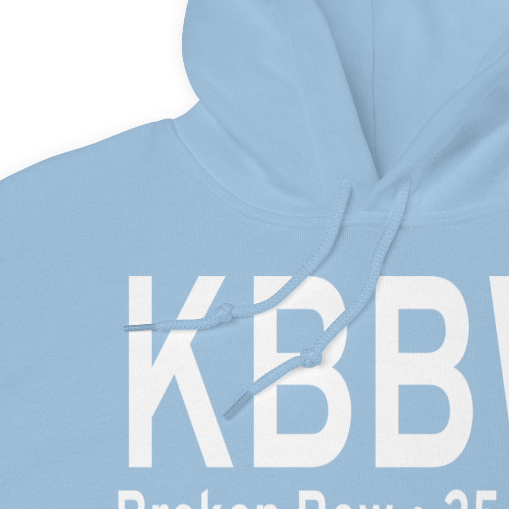 Broken Bow Municipal Airport (KBBW) ICAO Hoodie Sweatshirt 
