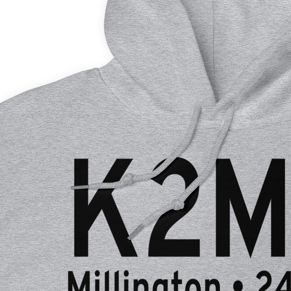 Charles W. Baker Airport (K2M8) ICAO Hoodie Sweatshirt 