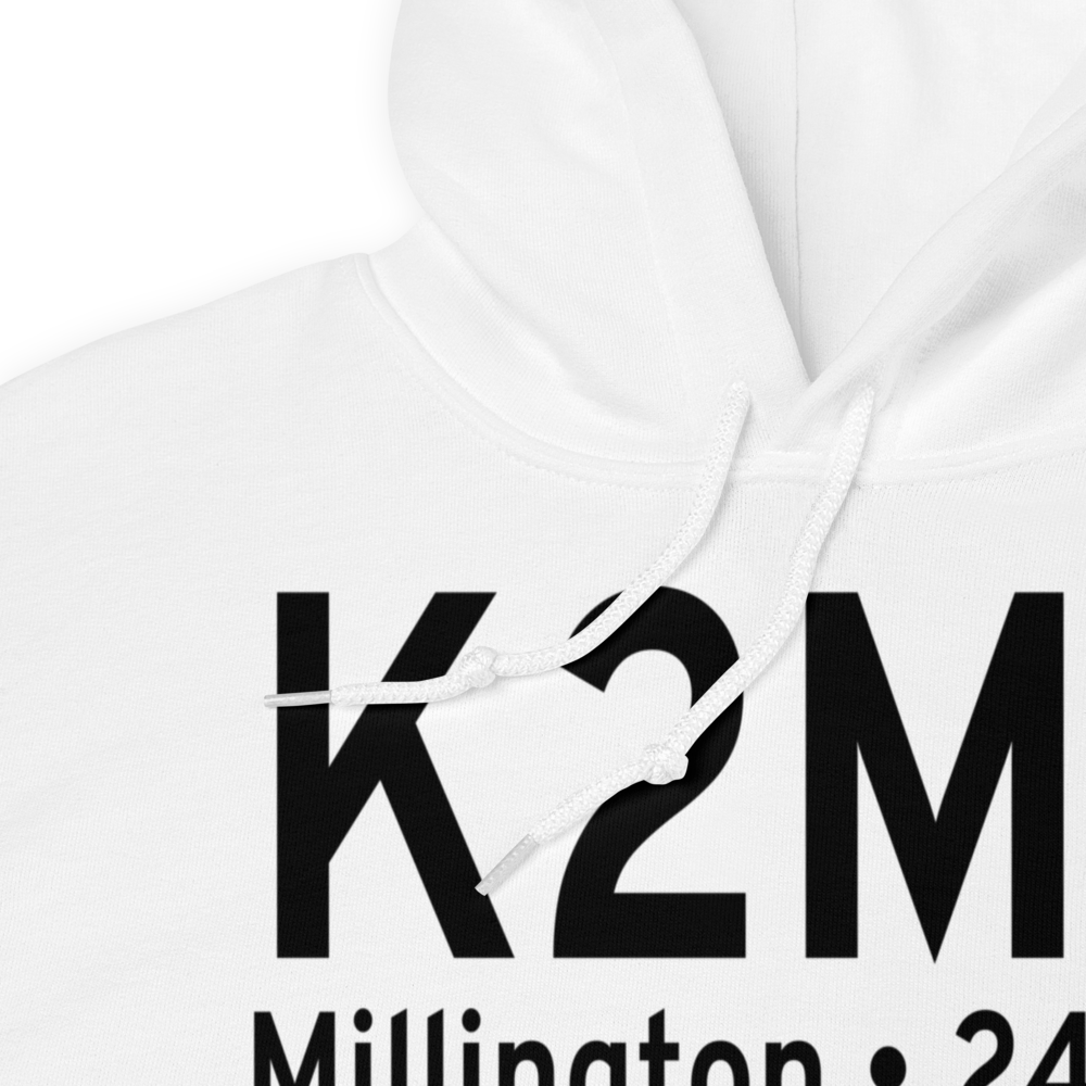 Charles W. Baker Airport (K2M8) ICAO Hoodie Sweatshirt 