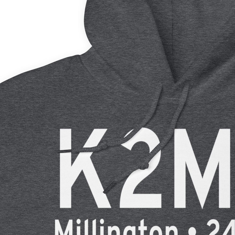 Charles W. Baker Airport (K2M8) ICAO Hoodie Sweatshirt 