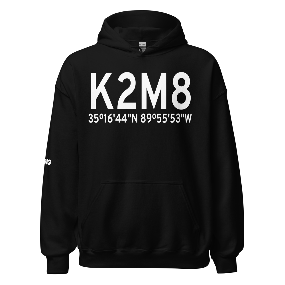 Charles W. Baker Airport (K2M8) ICAO Hoodie Sweatshirt 