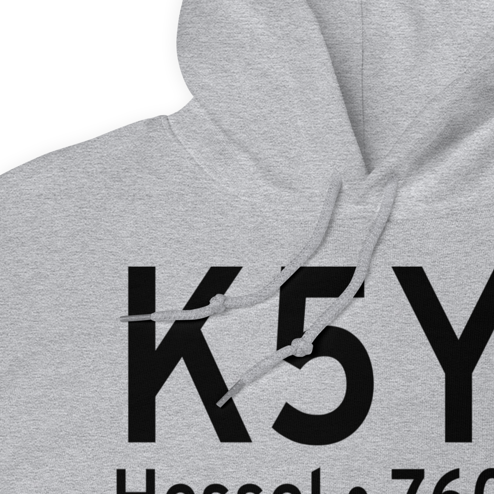 Albert J Lindberg Airport (K5Y1) ICAO Hoodie Sweatshirt 