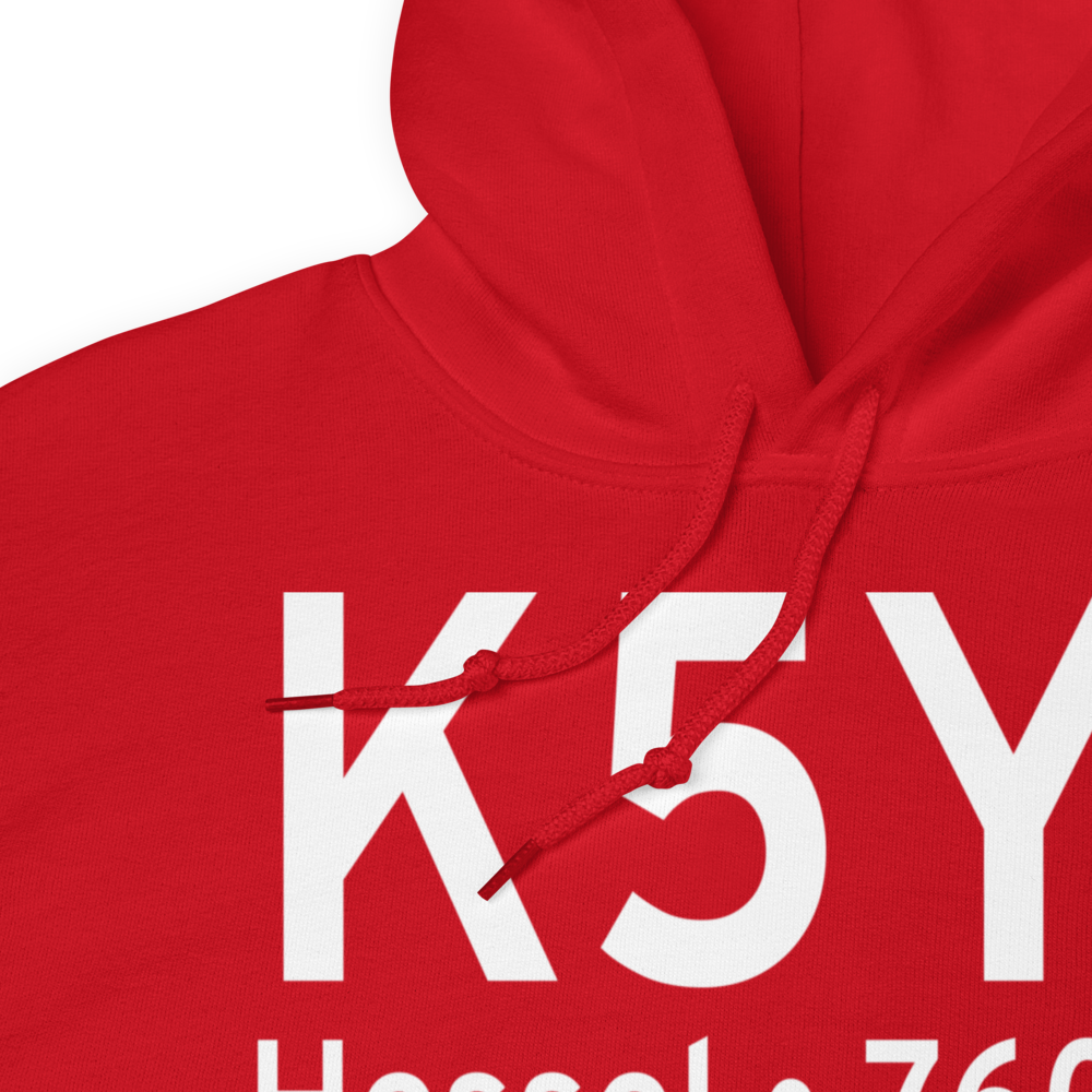Albert J Lindberg Airport (K5Y1) ICAO Hoodie Sweatshirt 