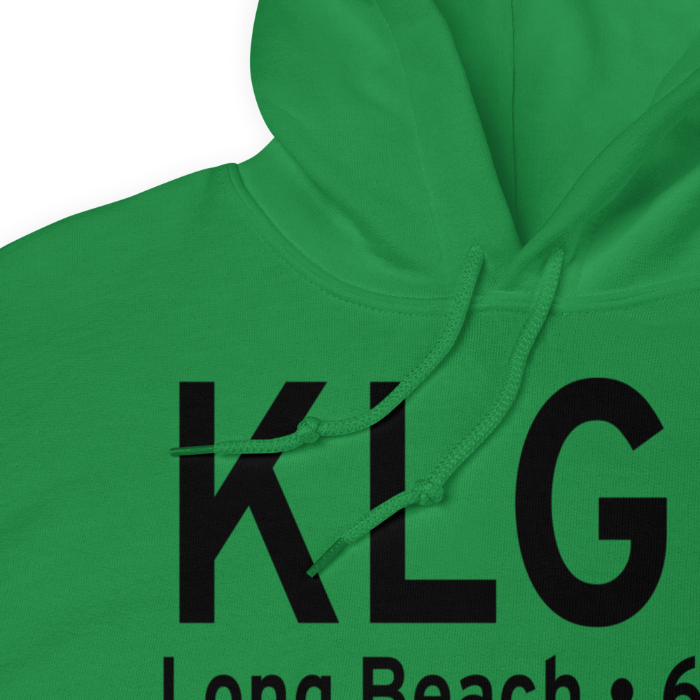 Long Beach /Daugherty Field/ Airport (KLGB) ICAO Hoodie Sweatshirt 