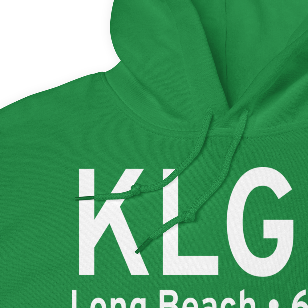 Long Beach /Daugherty Field/ Airport (KLGB) ICAO Hoodie Sweatshirt 