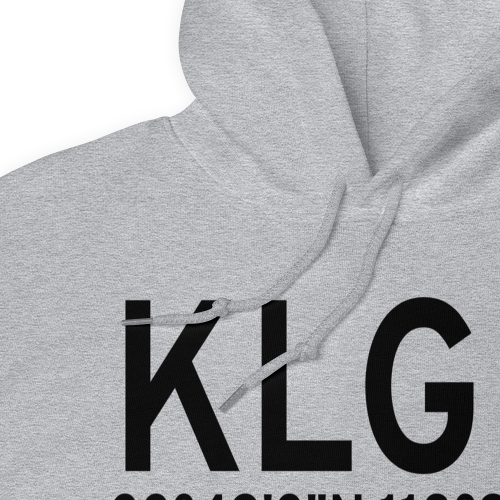 Long Beach /Daugherty Field/ Airport (KLGB) ICAO Hoodie Sweatshirt 