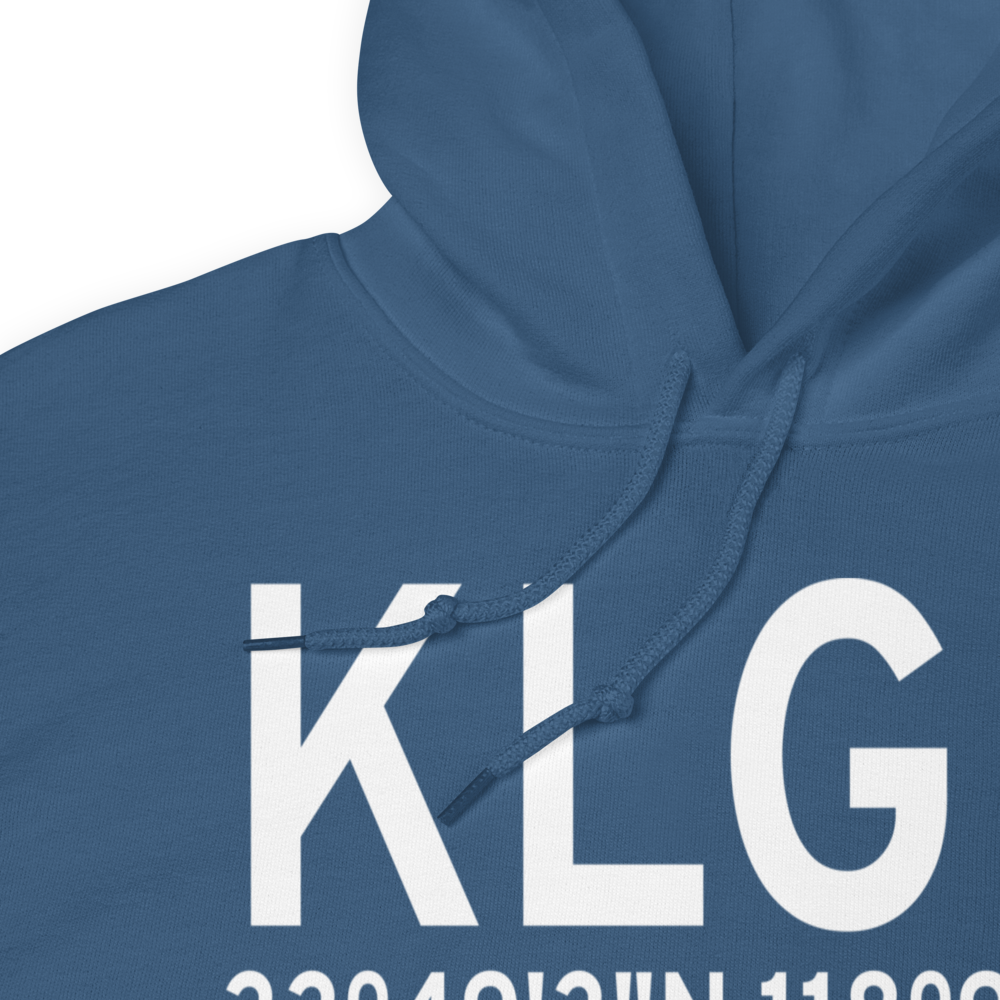 Long Beach /Daugherty Field/ Airport (KLGB) ICAO Hoodie Sweatshirt 