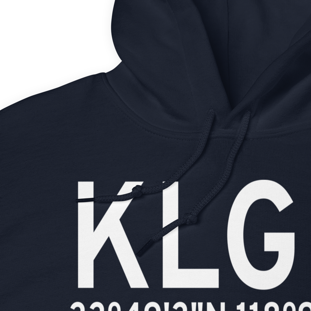 Long Beach /Daugherty Field/ Airport (KLGB) ICAO Hoodie Sweatshirt 