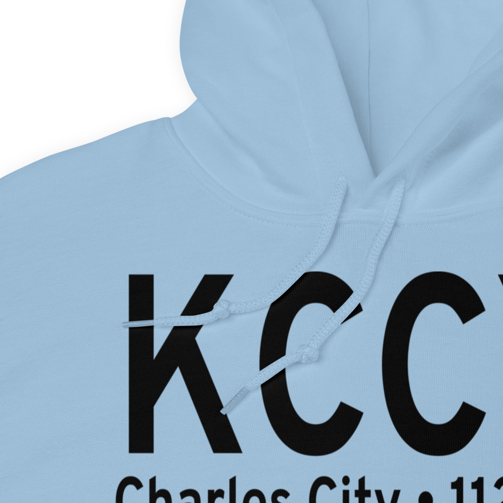 Northeast Iowa Regional Airport (KCCY) ICAO Hoodie Sweatshirt 