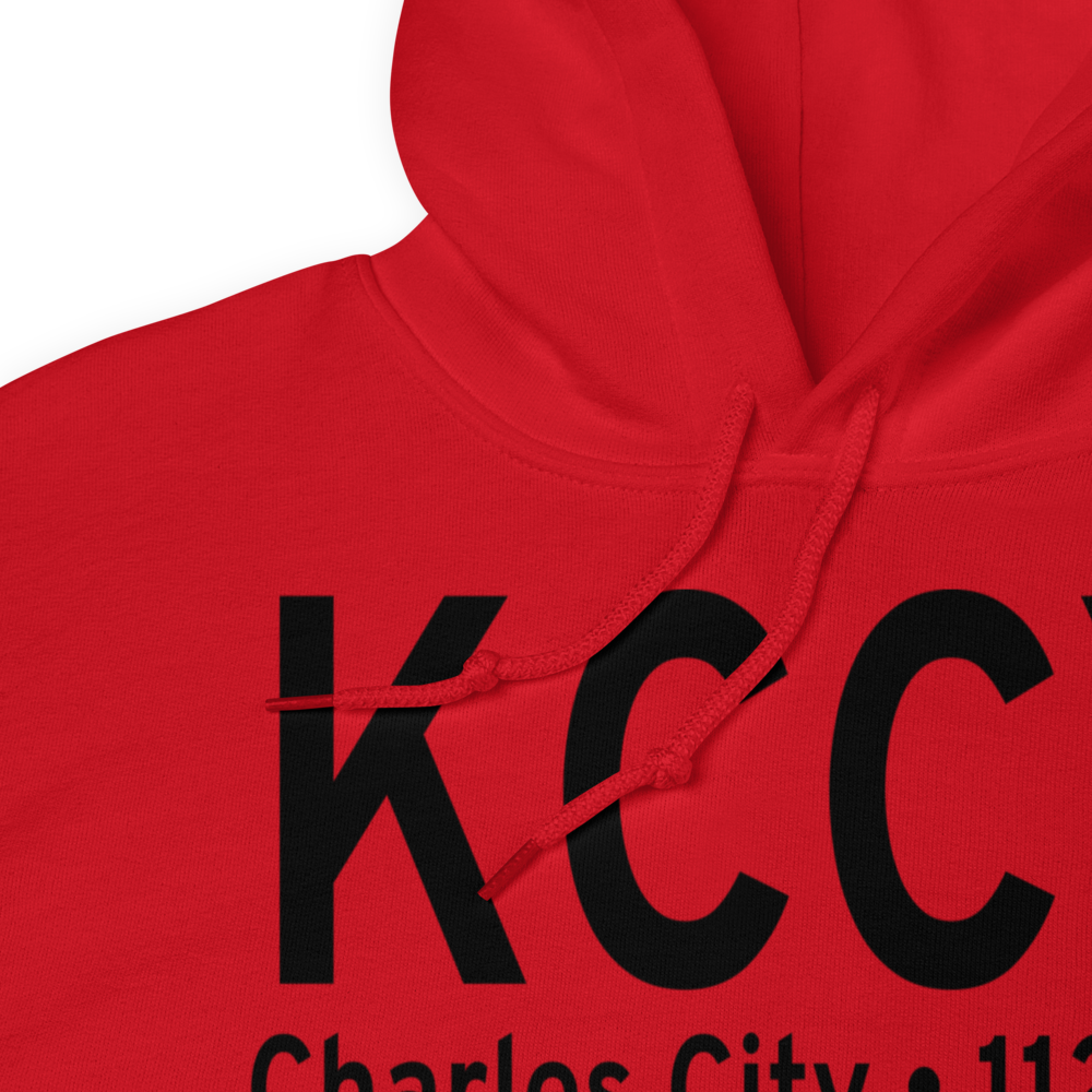 Northeast Iowa Regional Airport (KCCY) ICAO Hoodie Sweatshirt 