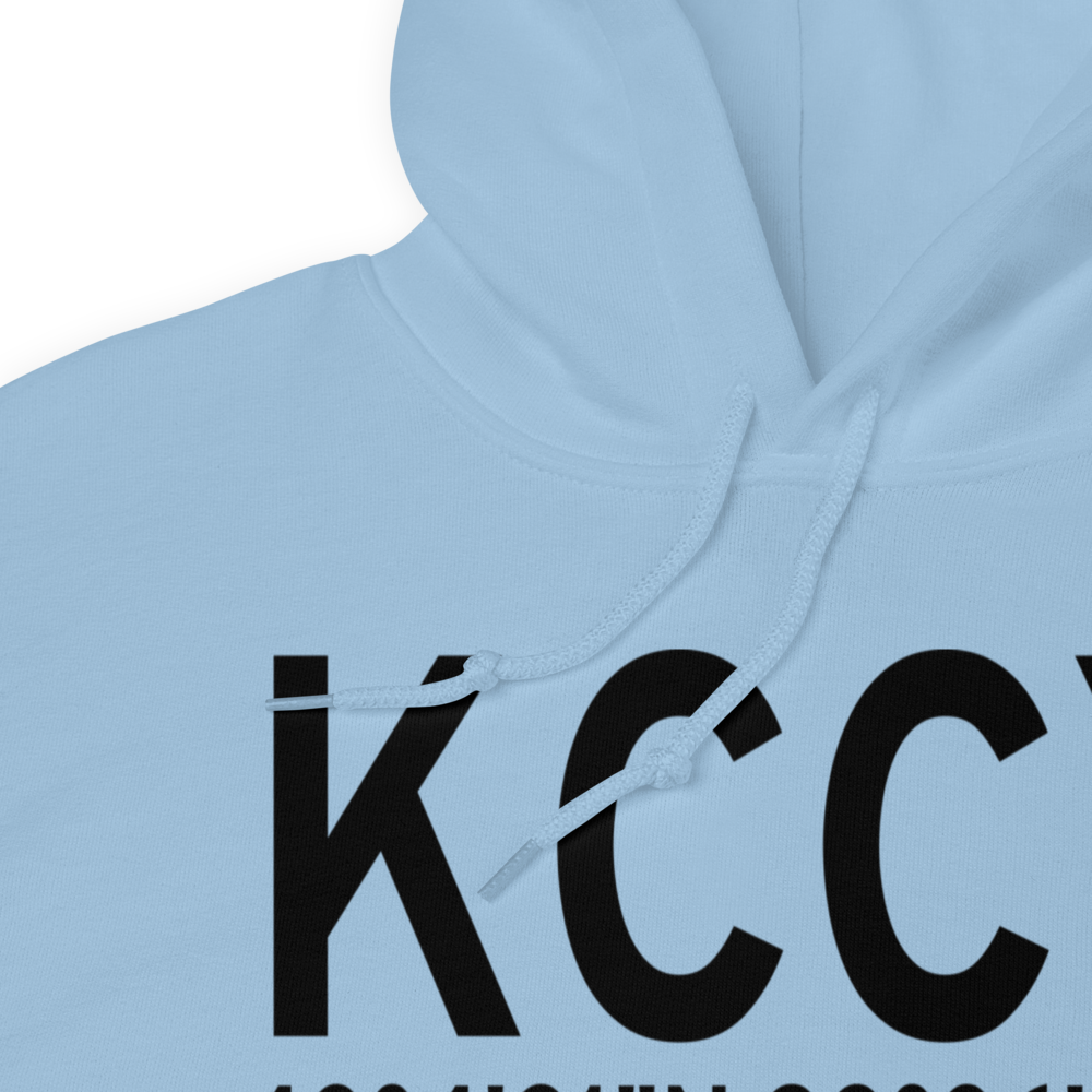 Northeast Iowa Regional Airport (KCCY) ICAO Hoodie Sweatshirt 