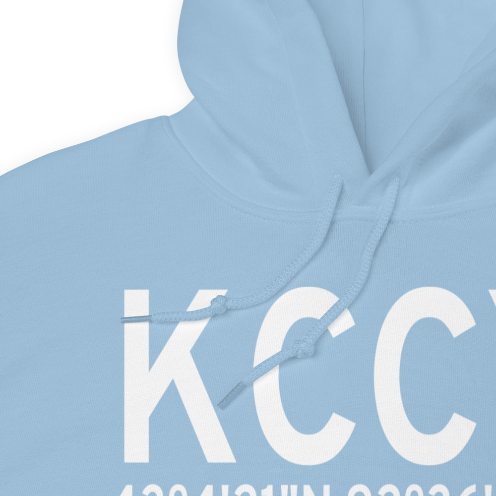 Northeast Iowa Regional Airport (KCCY) ICAO Hoodie Sweatshirt 