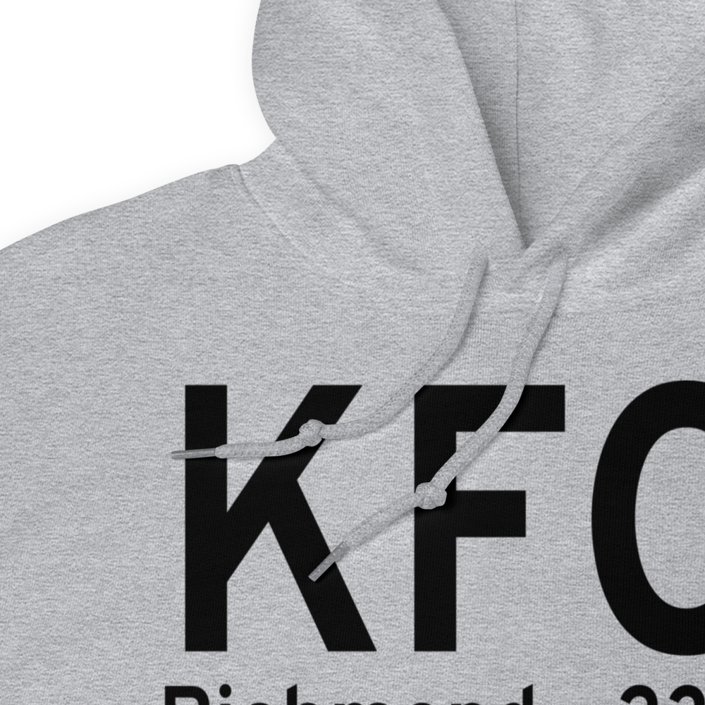 Chesterfield County Airport (KFCI) ICAO Hoodie Sweatshirt 