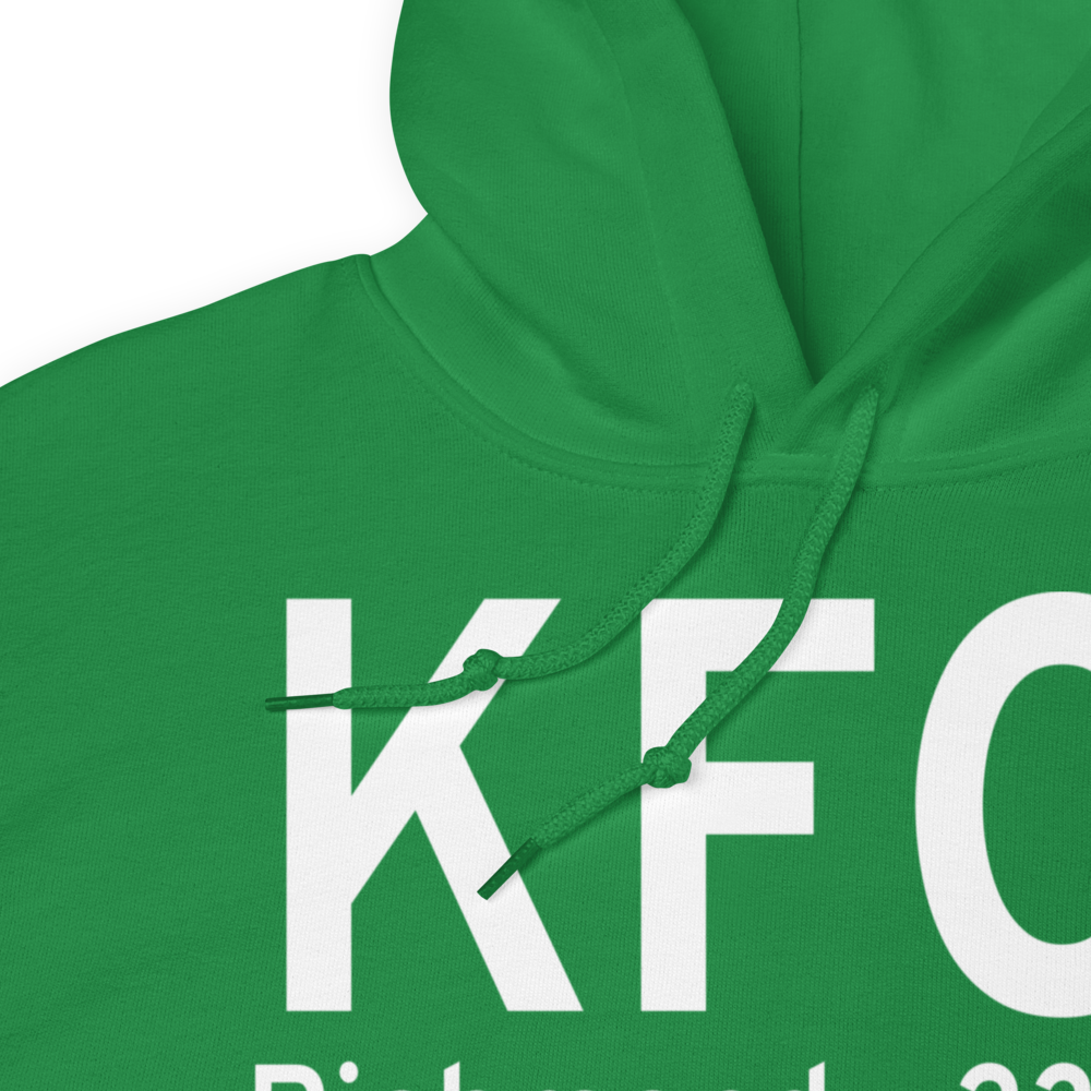Chesterfield County Airport (KFCI) ICAO Hoodie Sweatshirt 